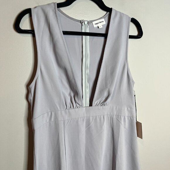 NWT Superdown Aritzia Rayhana High Slit Dress in Lavender - Picture 3 of 5